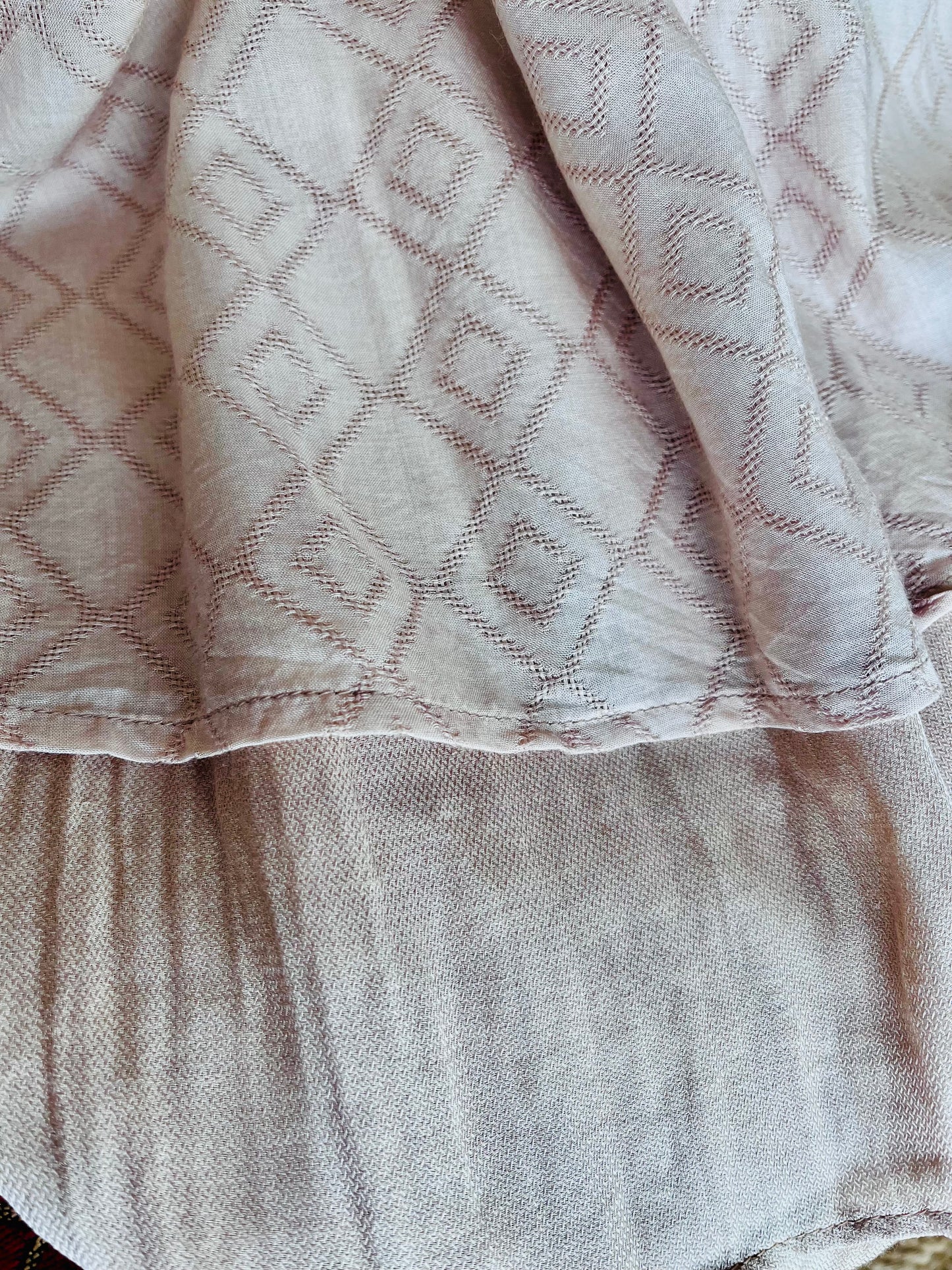 IDUNN asymmetrical dress~ÃLOE VERA/SOYA vegan silk-Mocha Flame