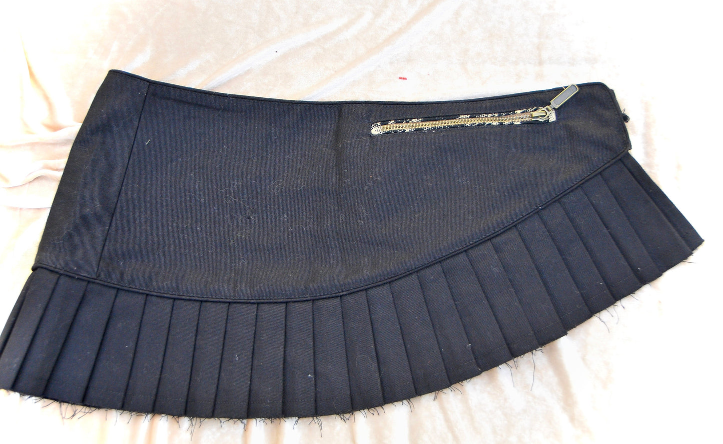 LILITH pleated micro mini skirt~EBONY STRETCH