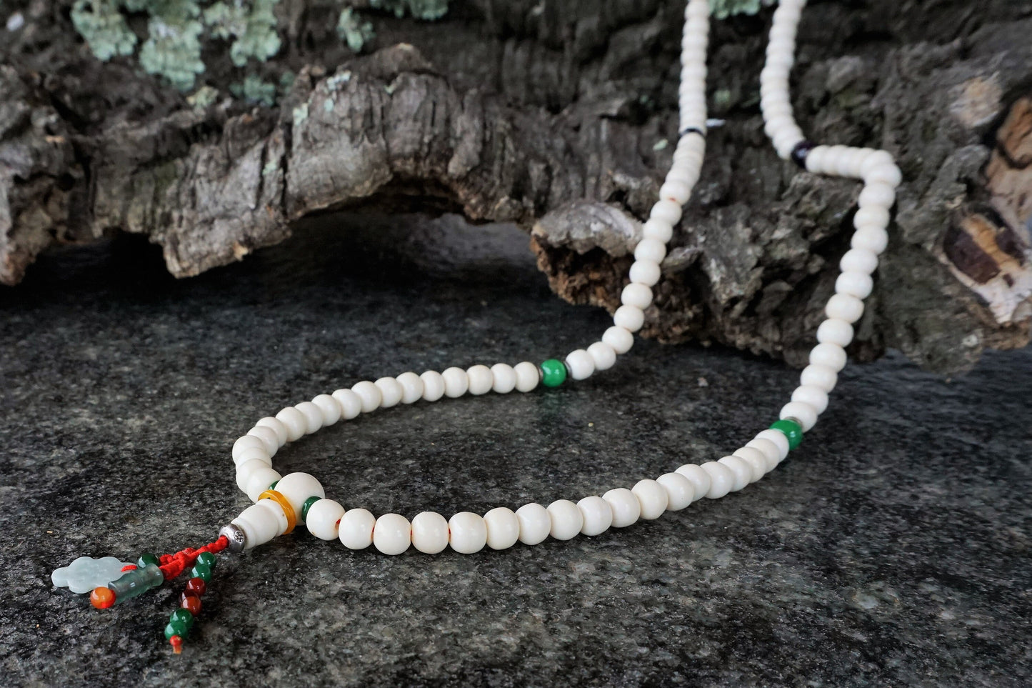 Unique handmade precious mala
