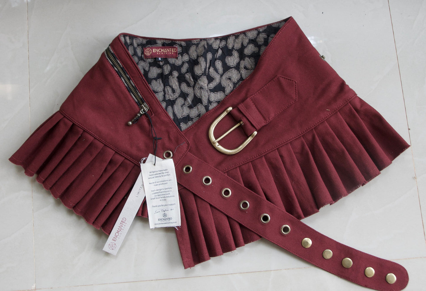 LILITH Pleated micro mini skirt~SULA