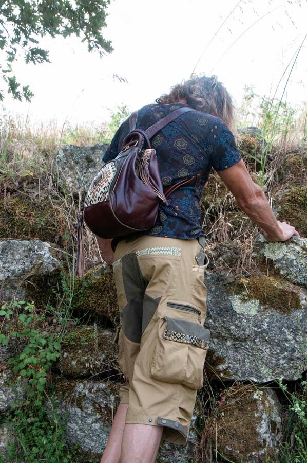 PIKARO Mens cargo short pants~Desert storm